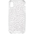 Elephant Print White iPhone XS Clear Case