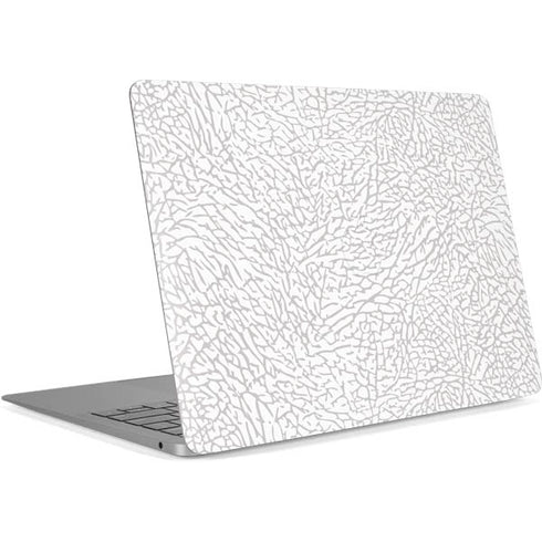 Elephant Print White Apple MacBook Air Skin