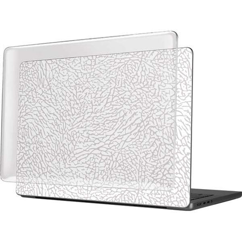 Elephant Print White MacBook Pro 14in (2021-24) Case plus Skin