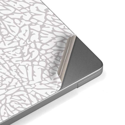 Elephant Print White Apple MacBook Pro 14-inch Skin