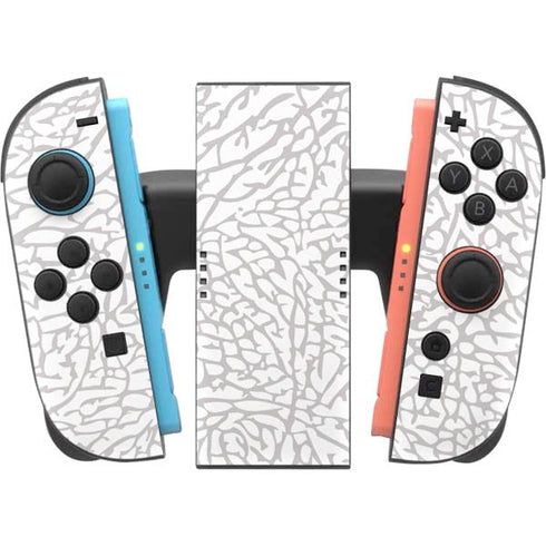 Elephant Print White Nintendo Switch 2 (2025) Joy-Con Controller Skin