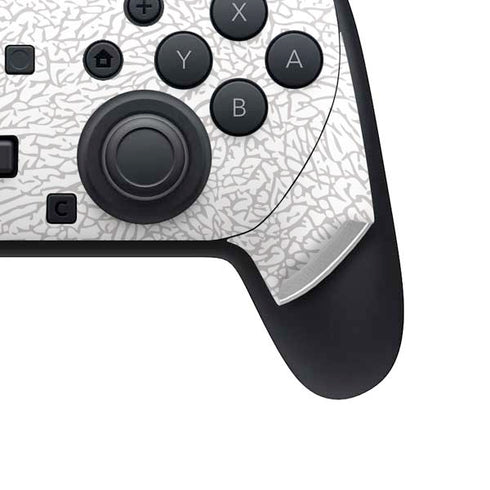 Elephant Print White Nintendo Switch 2 (2025) Pro Controller Skin