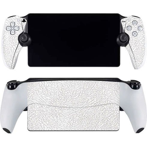 Elephant Print White PlayStation Portal Remote Player Skin
