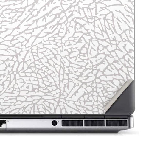 Elephant Print White Dell Precision Skin