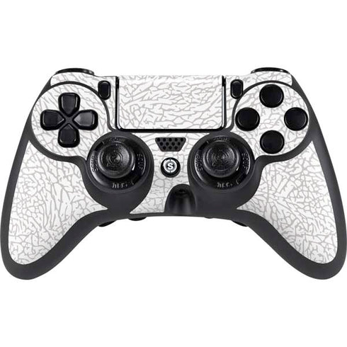 Elephant Print White PlayStation PS4 Skins