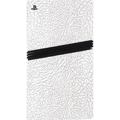 Elephant Print White PS5 Pro Bundle Skin