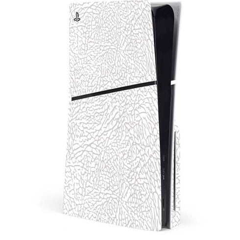 Elephant Print White PlayStation PS5 Skins