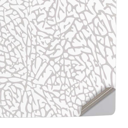 Elephant Print White PS5 Slim Digital Edition Console Skin