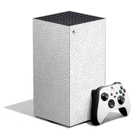 Elephant Print White XBox Series X Digital Edition Bundle Skin