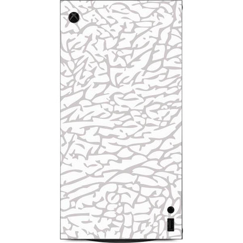 Elephant Print White XBox Series X Digital Edition Console Skin