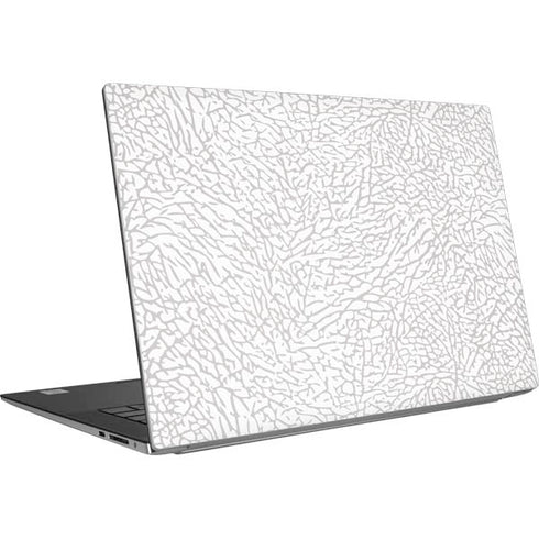 Elephant Print White Dell XPS Skin