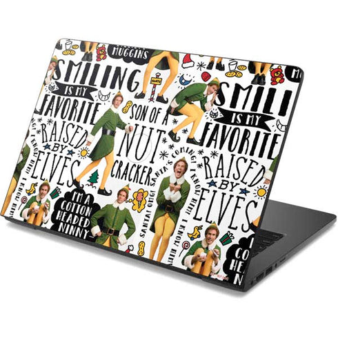 Elf Pattern Dell Chromebook Skin