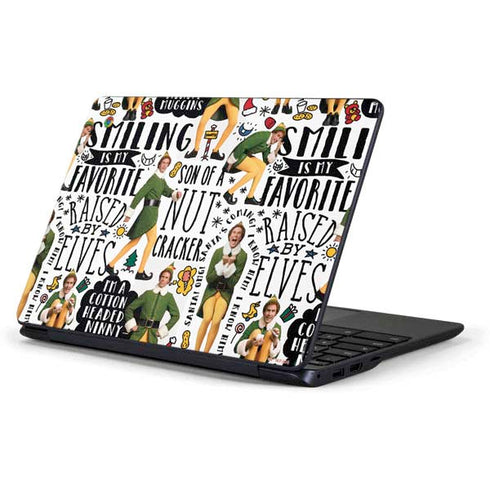 Elf Pattern Samsung Chromebook Skin