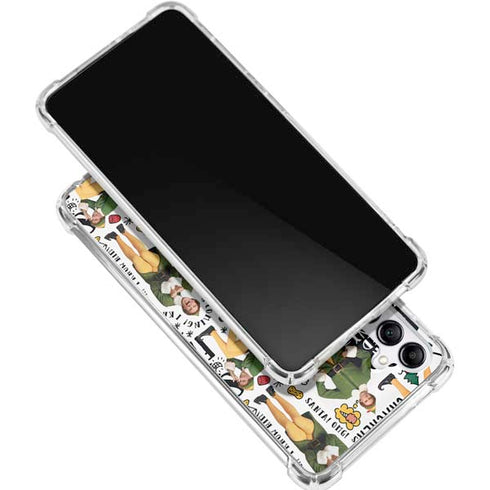 Elf Pattern Gabb Phone 4 Clear Case
