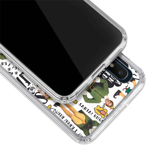 Elf Pattern Galaxy A10e Clear Case