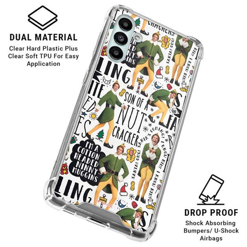 Elf Pattern Galaxy A13 5G Clear Case