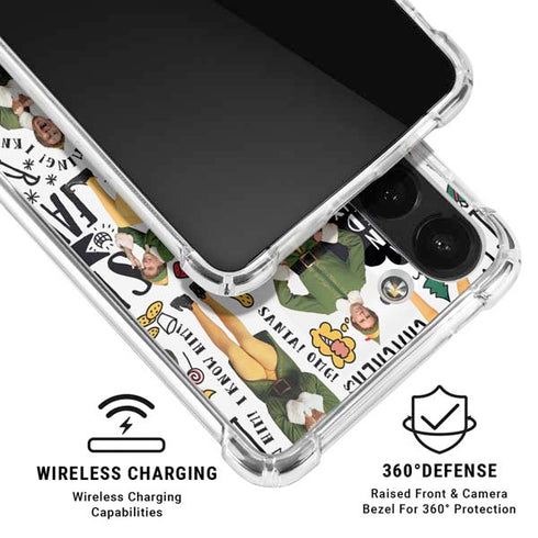 Elf Pattern Galaxy A13 5G Clear Case