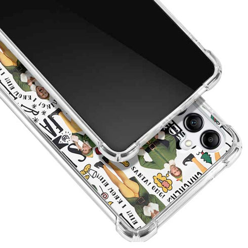 Elf Pattern Galaxy A14 5G Clear Case