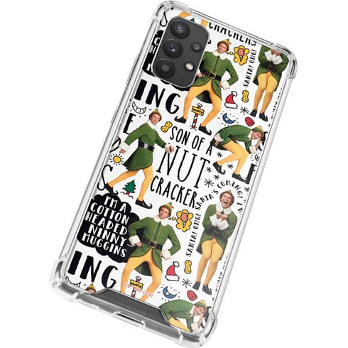 Elf Pattern Galaxy A32 5G Clear Case