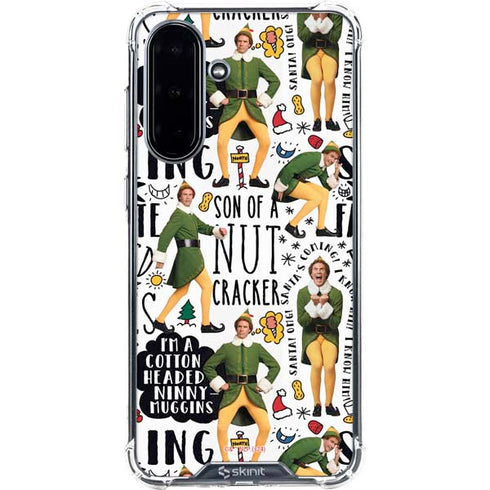 Elf Pattern Galaxy A36 5G Clear Case