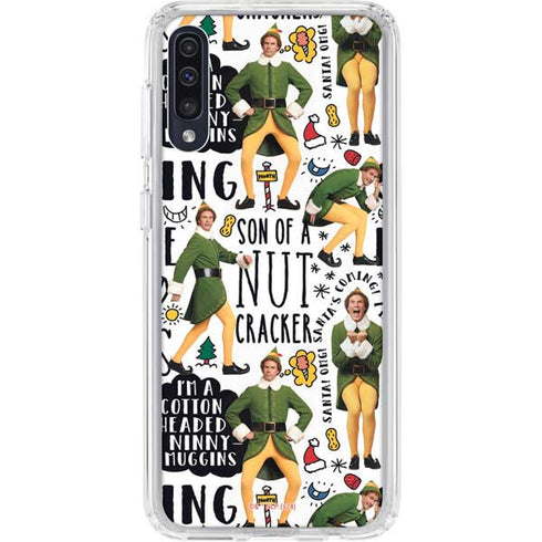 Elf Pattern Galaxy A50 Clear Case
