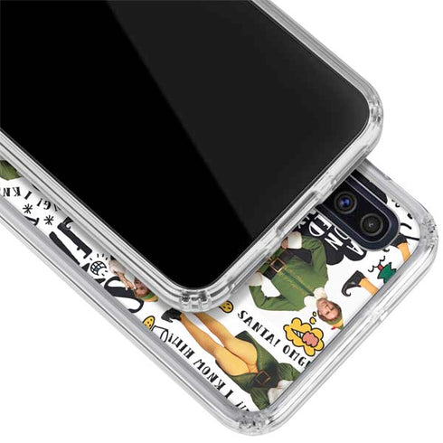 Elf Pattern Galaxy A50 Clear Case