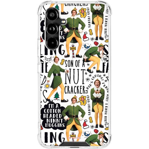 Elf Pattern Galaxy A54 5G Clear Case