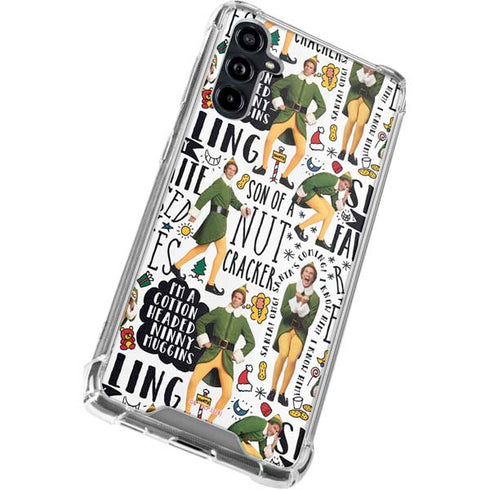 Elf Pattern Galaxy A54 5G Clear Case