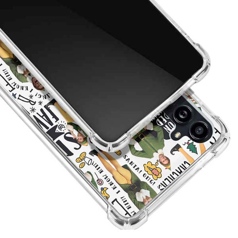 Elf Pattern Galaxy A54 5G Clear Case
