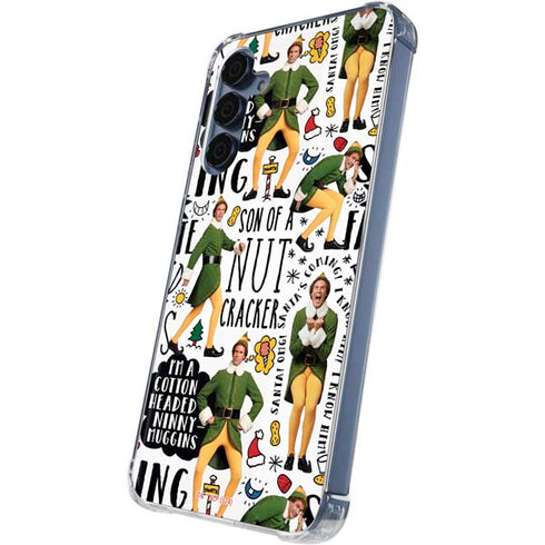 Elf Pattern Galaxy A55 5G Clear Case