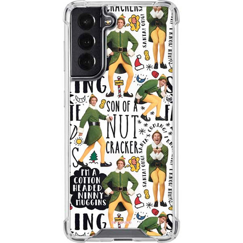 Elf Pattern Galaxy S22 Clear Case