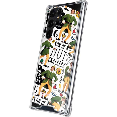 Elf Pattern Galaxy S22 Ultra Clear Case