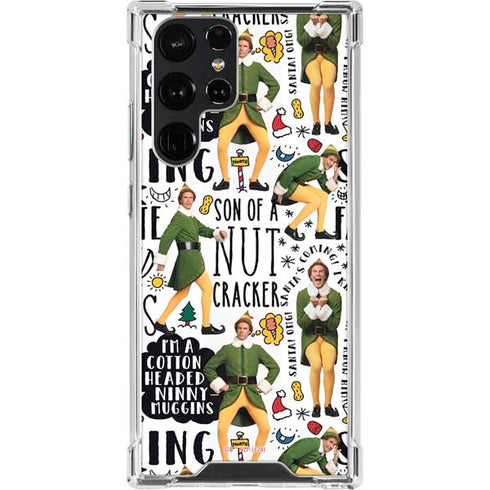 Elf Pattern Galaxy S23 Ultra Clear Case