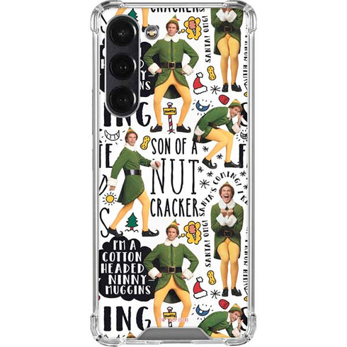 Elf Pattern Galaxy S24 FE Clear Case