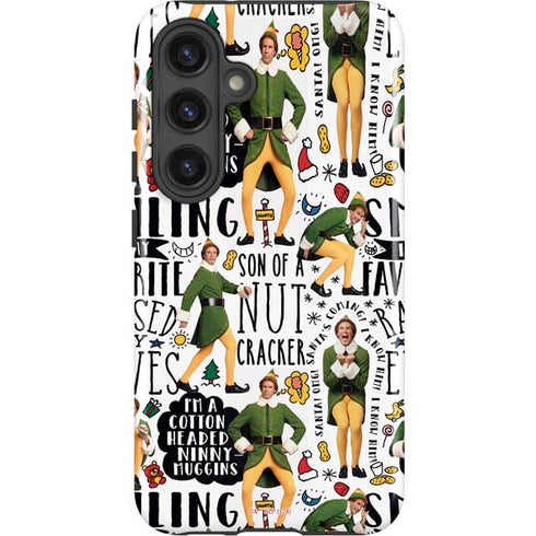 Elf Pattern Galaxy S25 Impact Case