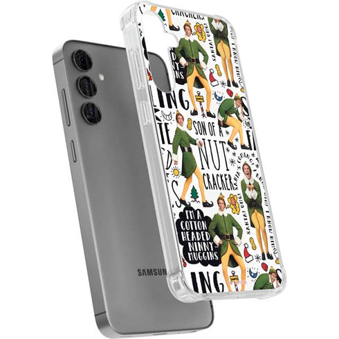 Elf Pattern Galaxy S24 Plus Clear Case