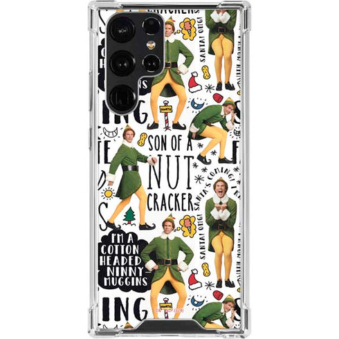 Elf Pattern Galaxy S24 Ultra Clear Case