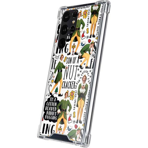 Elf Pattern Galaxy S24 Ultra Clear Case
