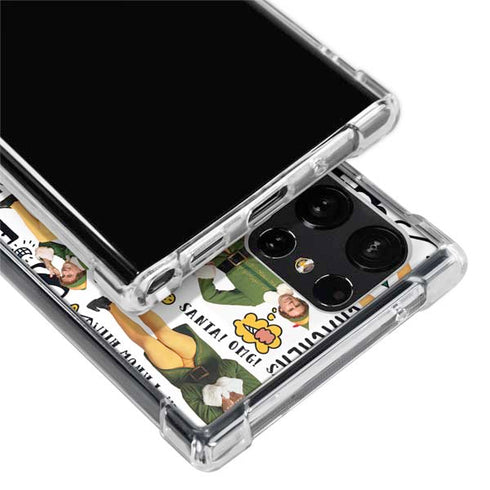 Elf Pattern Galaxy S24 Ultra Clear Case