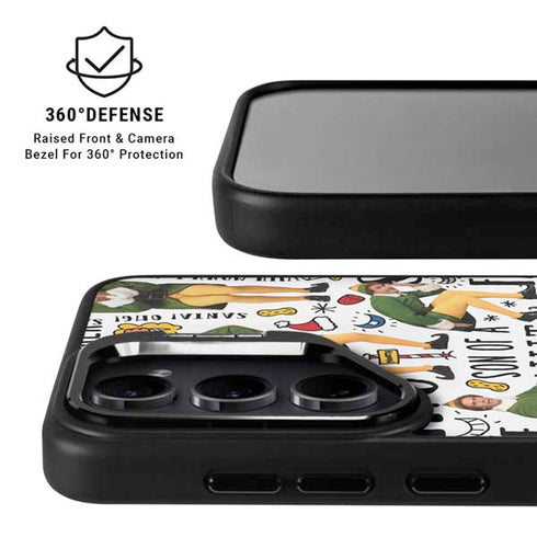 Elf Pattern Galaxy S25 Ultra Kickstand Case