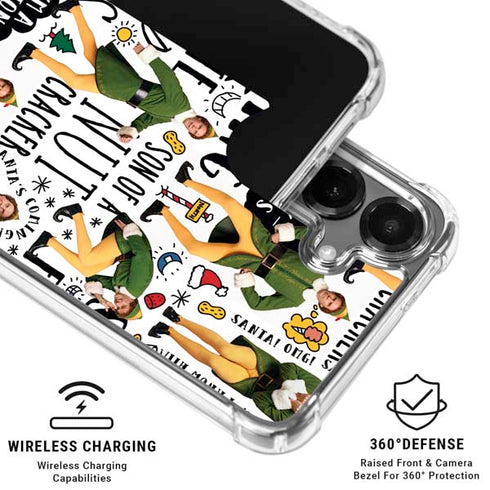 Elf Pattern Galaxy S26 Clear Case