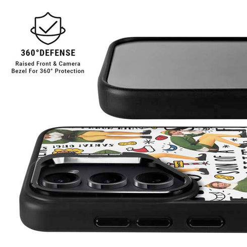 Elf Pattern Galaxy S26 Plus Kickstand Case