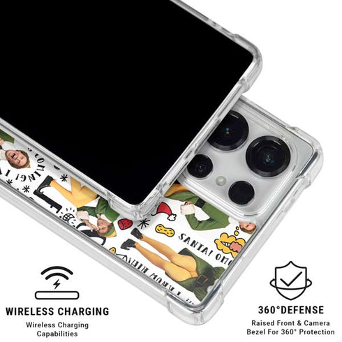 Elf Pattern Galaxy S26 Ultra Clear Case