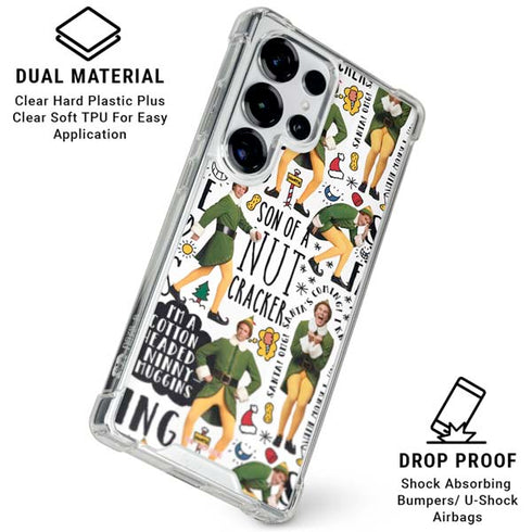 Elf Pattern Galaxy S26 Ultra Clear Case