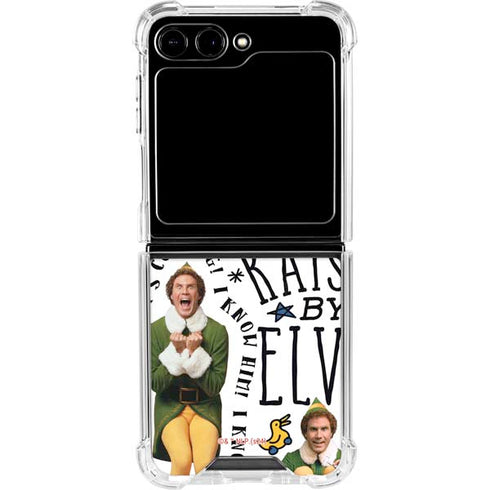 Elf Pattern Galaxy Z Flip6 Clear Case