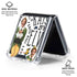 Elf Pattern Galaxy Z Flip6 Clear Case