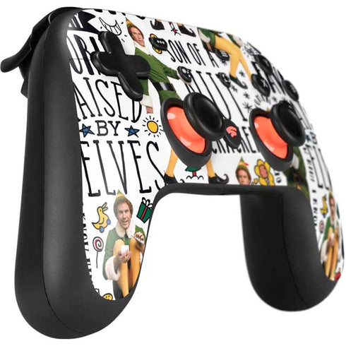 Elf Pattern Google Stadia Controller Skin