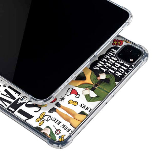 Elf Pattern iPad Pro 12.9in (2020) Clear Case