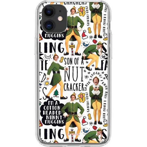 Elf Pattern iPhone 11 Clear Case