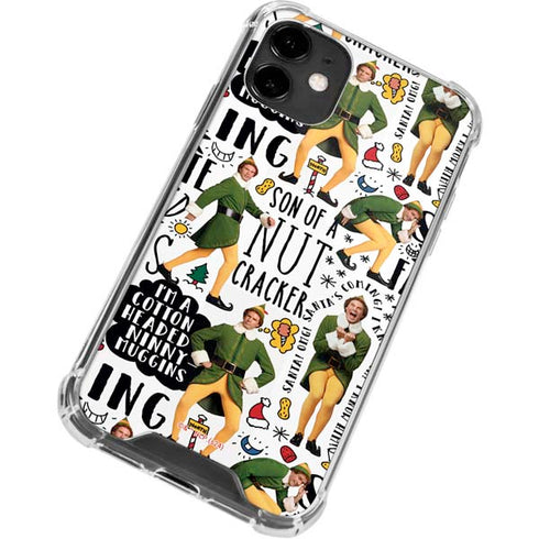 Elf Pattern iPhone 12 Clear Case